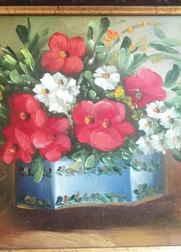 yağlı boya tuval üzerine imzalı 20*25