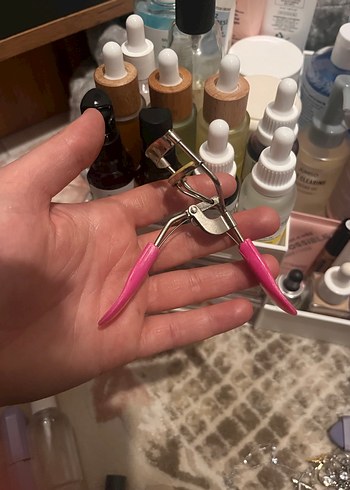 Pastel Pembe Kirpik Kıvırıcı - Görsel 2