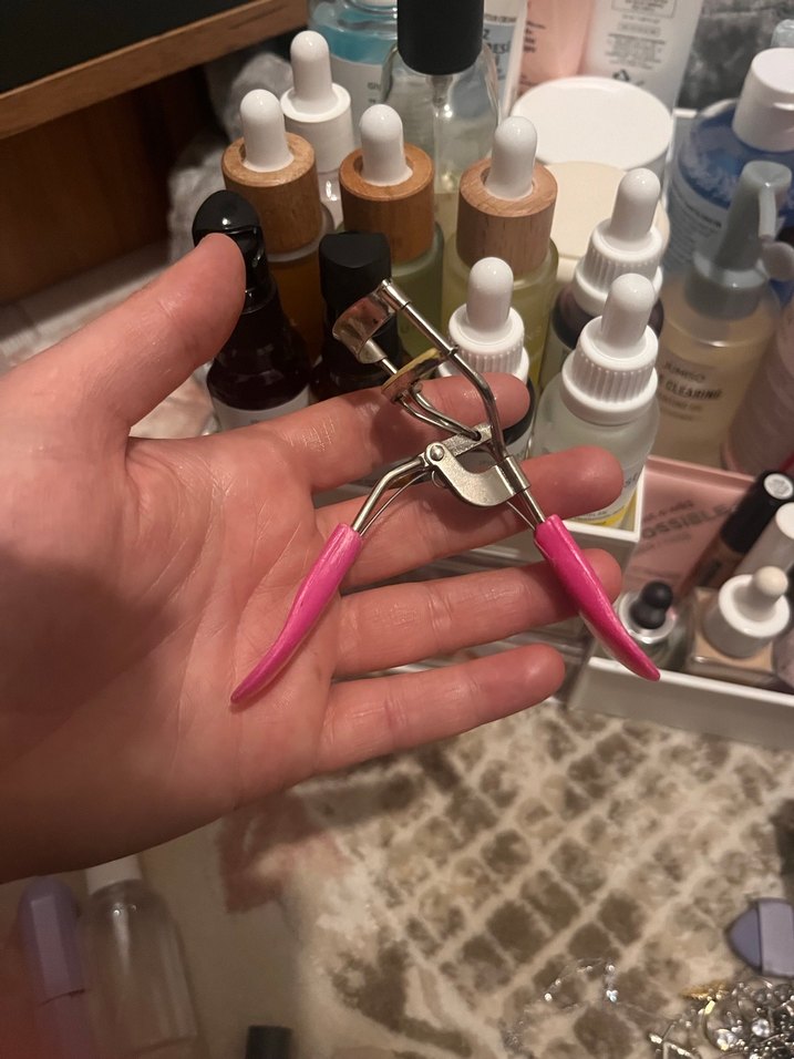 Pastel Pembe Kirpik Kıvırıcı - Görsel 2