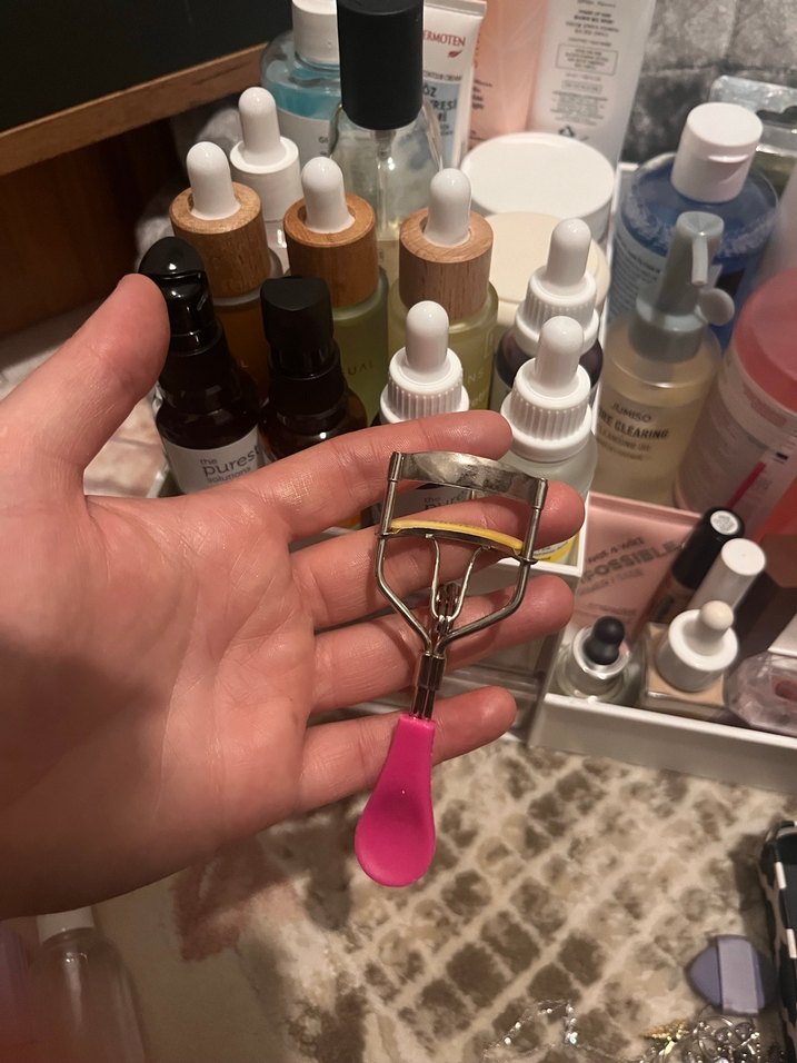 Pastel Pembe Kirpik Kıvırıcı - Görsel 3