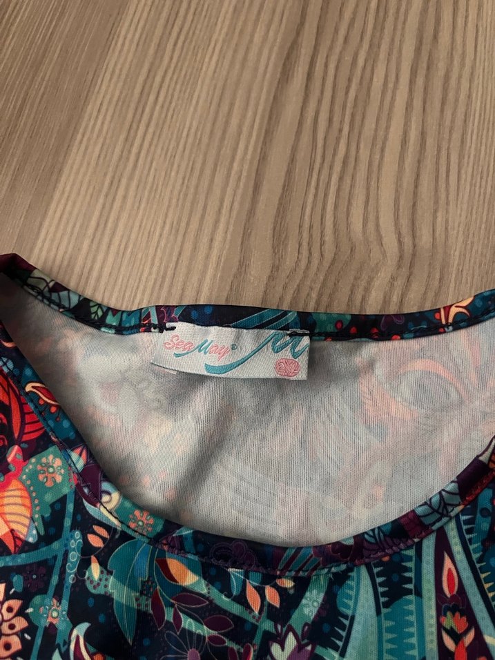 Renkli Bohem Uzun bayan haşema - Görsel 3