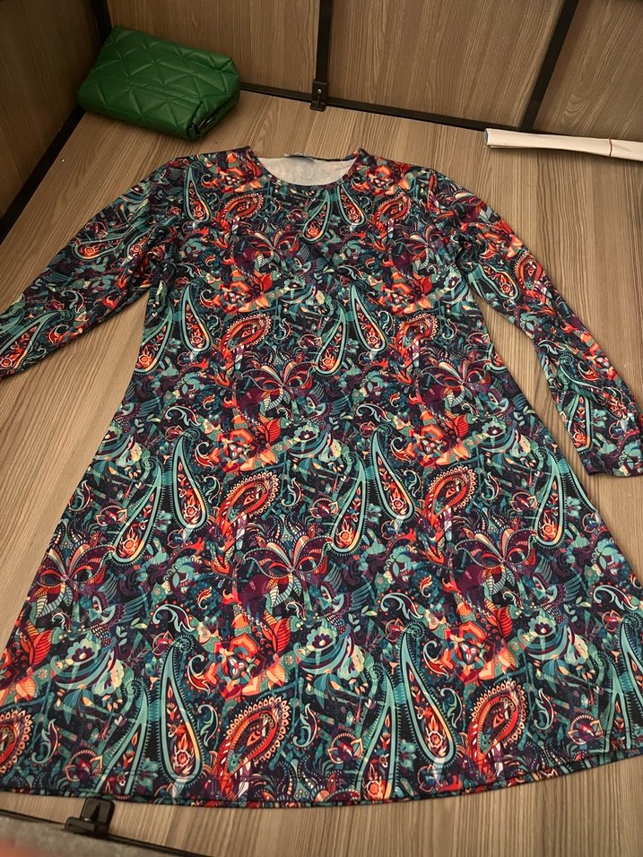 Renkli Bohem Uzun bayan haşema - Görsel 4