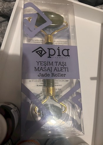 Yeşim Taşı Masaj Aleti - Jade Roller - Görsel 3
