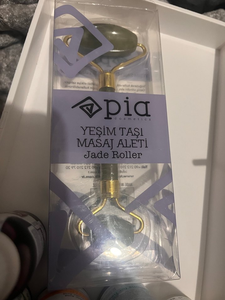 Yeşim Taşı Masaj Aleti - Jade Roller - Görsel 3