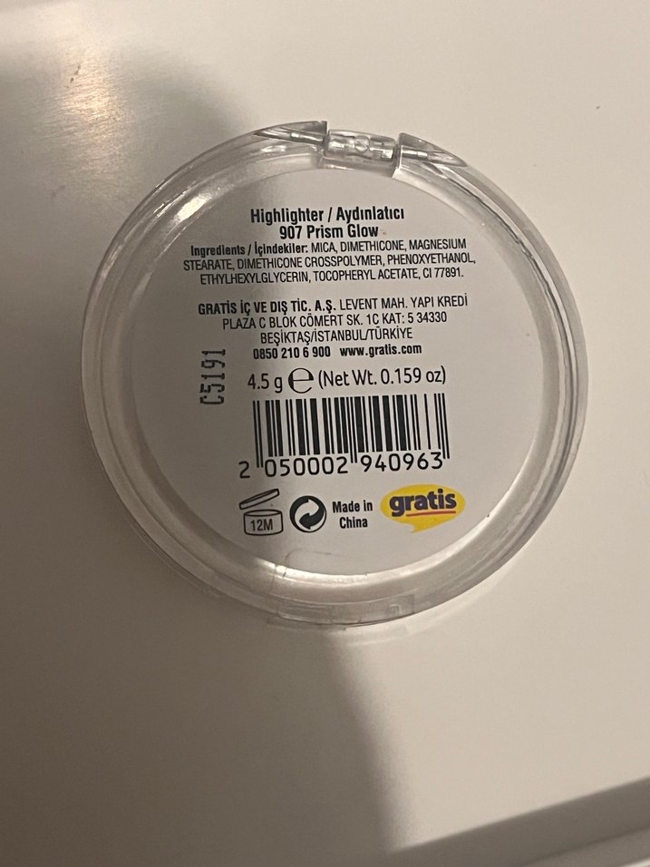 Bej Parlak Toz Makyaj aydınlatıcı - Görsel 3