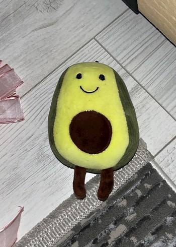 Sevimli Avokado Peluş Oyuncak anahtarlık - Görsel 2