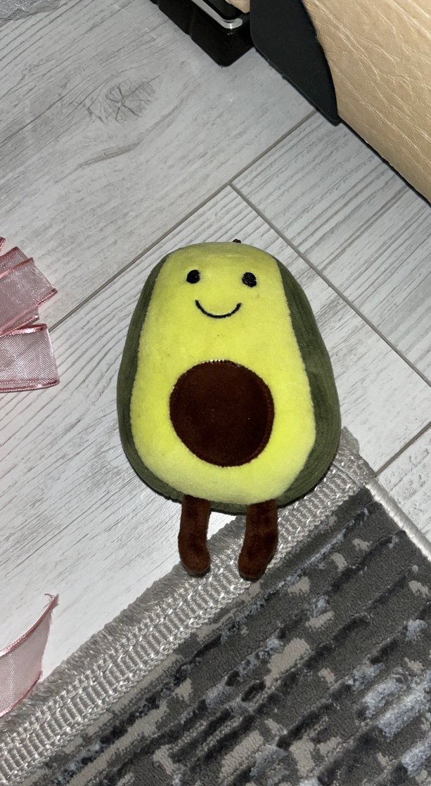 Sevimli Avokado Peluş Oyuncak anahtarlık - Görsel 2