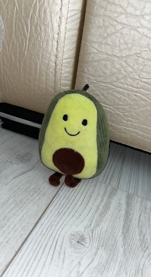 Sevimli Avokado Peluş Oyuncak anahtarlık - Görsel 3