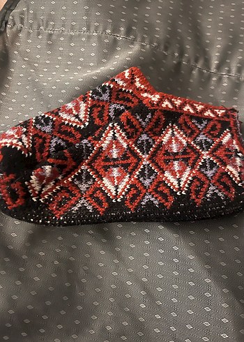 Desenli renkli bayan patiği - Görsel 2