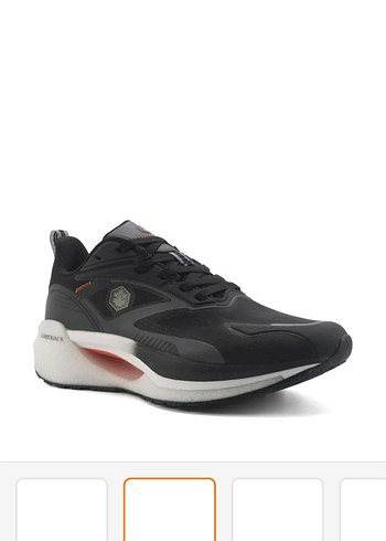 Siyah Gri Bağcıklı Erkek Koşu Ayakkabısı - Görsel 2