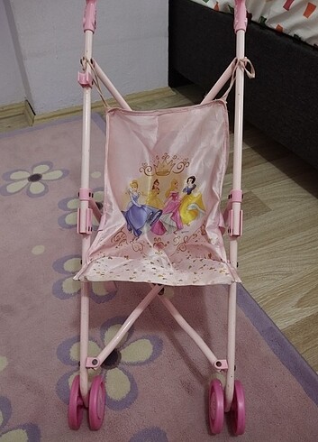 Lisanslı disney çocuk bebek arabası