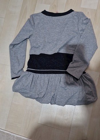 Gri Barbie Baskılı Uzun Kollu Kız - Görsel 4