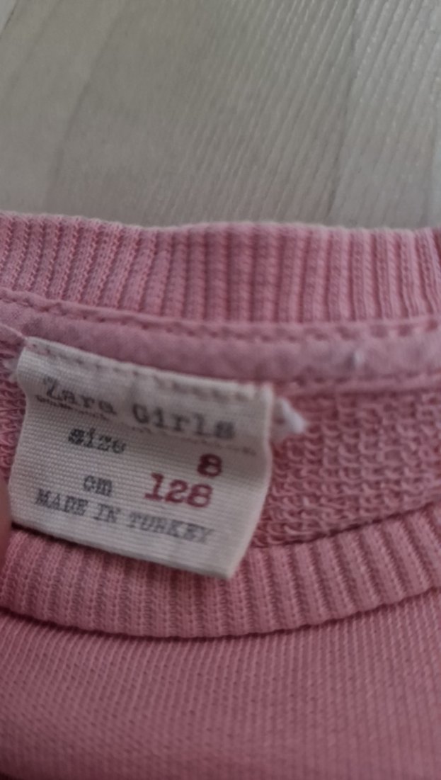 Kız Çocuk Pembe Baskılı Uzun Kollu Tişört - Görsel 2