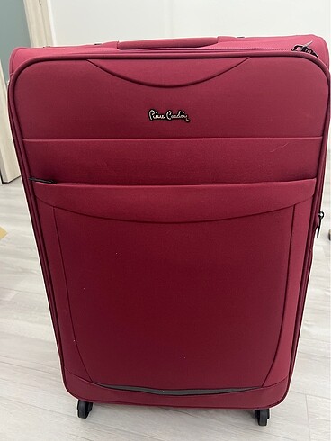Pierre Cardin Bordo Buyuk Boy Valiz