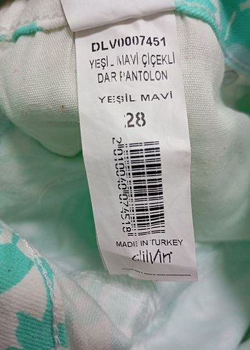 Dilvin Desenli Kadın nikralı Pantolon - Görsel 7