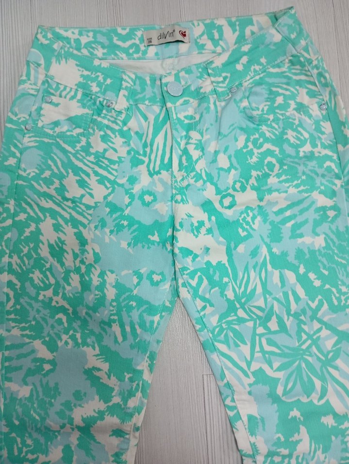 Dilvin Desenli Kadın nikralı Pantolon - Görsel 4