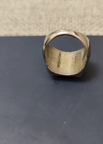 Siyah Taşlı Erkek Yüzük - Görsel 3