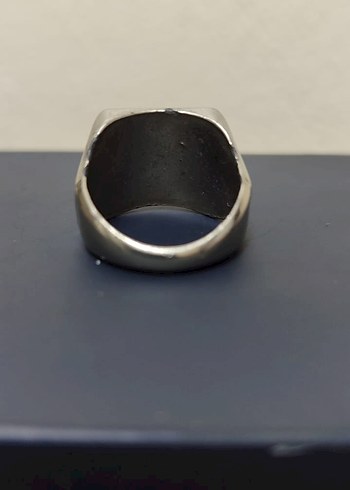 Siyah Taşlı Erkek Yüzük - Görsel 4