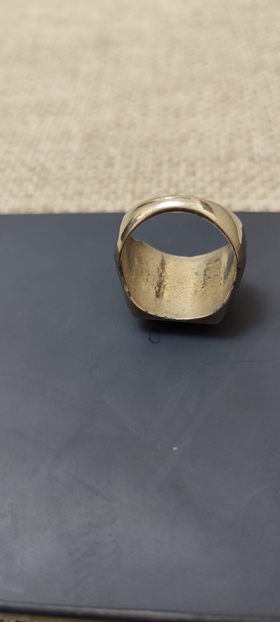 Siyah Taşlı Erkek Yüzük - Görsel 3