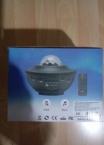 ZENON Siyah Projektör geçe lambası - Görsel 5