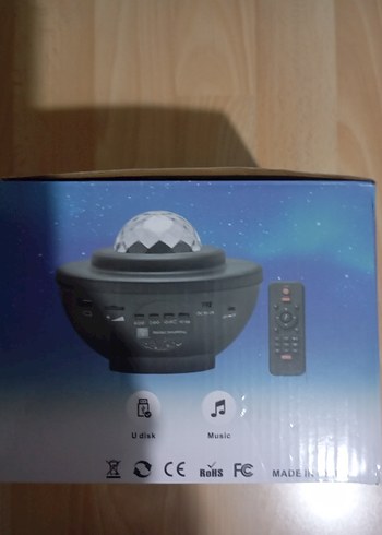 ZENON Siyah Projektör geçe lambası - Görsel 4