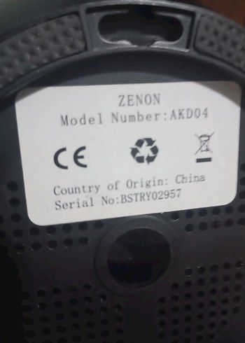 ZENON Siyah Projektör geçe lambası - Görsel 3