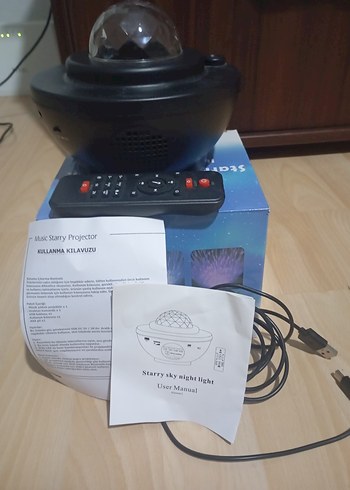 ZENON Siyah Projektör geçe lambası - Görsel 2