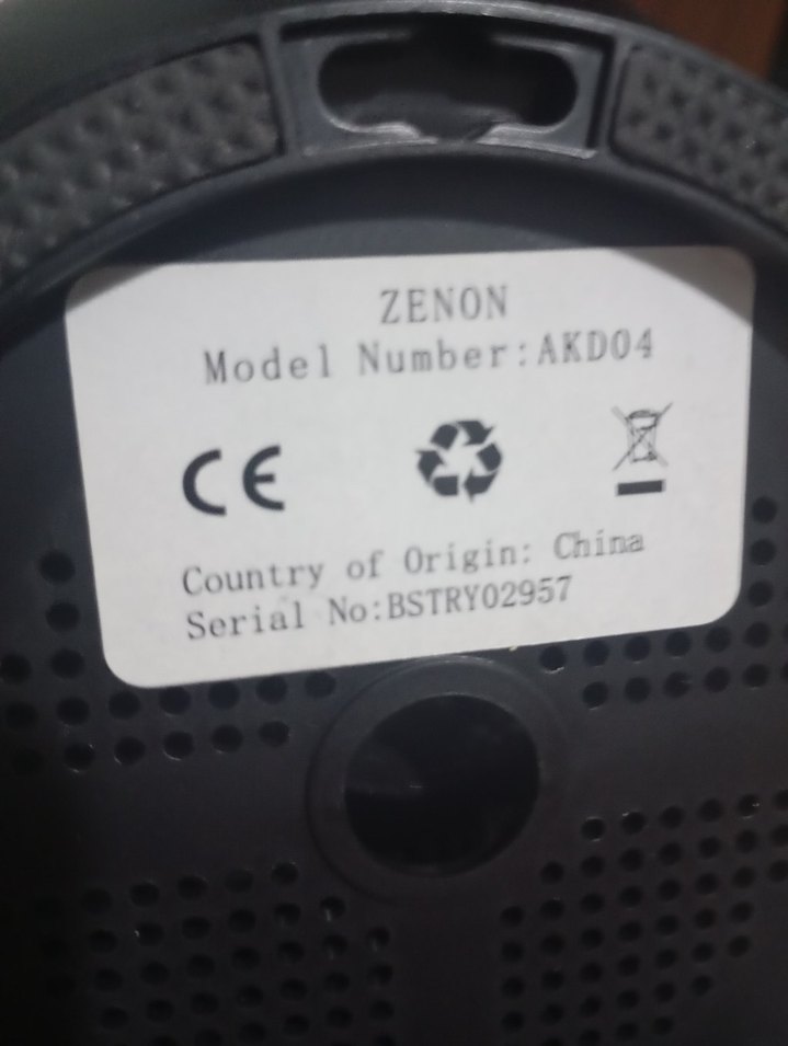 ZENON Siyah Projektör geçe lambası - Görsel 3