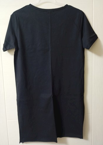 Siyah Kısa Kollu Kadın Tişört - Görsel 2