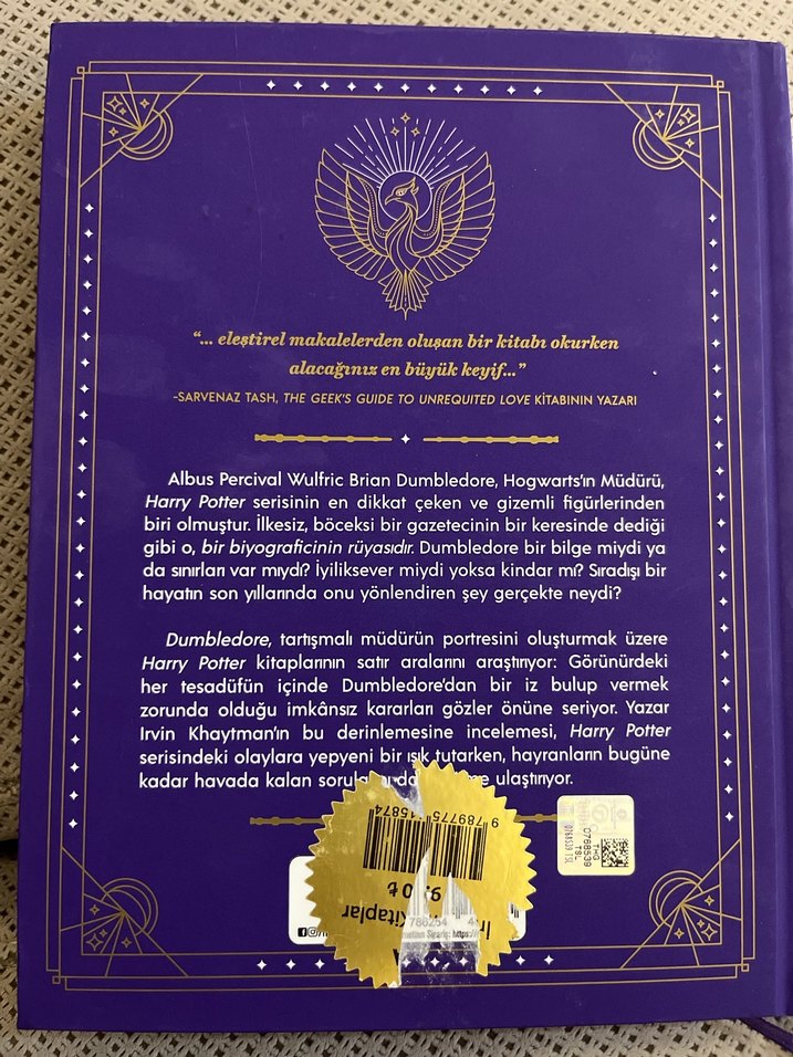 Dumbledore: Hogwarts'ın Tanınmış Müdürünün Hayatı ve Yalanları - Görsel 2