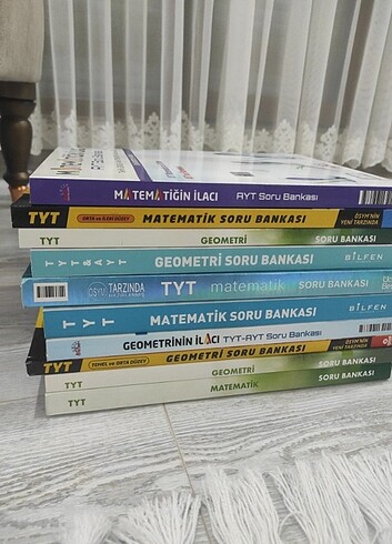 Yks test kitaplari Üniversite Sınavı hazırlık 