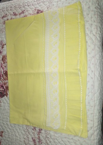 Açık Sarı çift kişilik çarşaf - Görsel 2