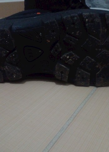 Siyah Erkek Kauçuk Botlar Velcro - Görsel 3