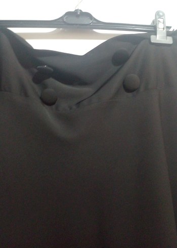 Siyah Uzun Kadın Etek - Görsel 2