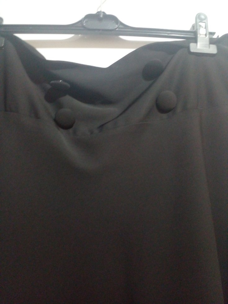 Siyah Uzun Kadın Etek - Görsel 2