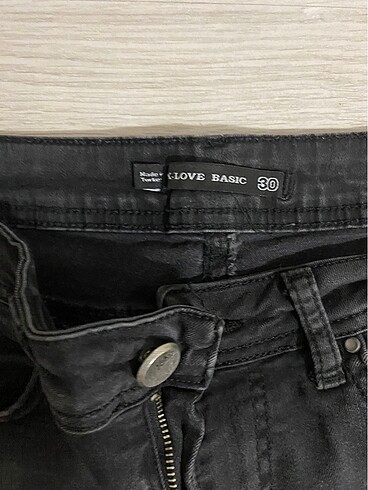 Taşlamalı likralı kot pantolon - Görsel 2