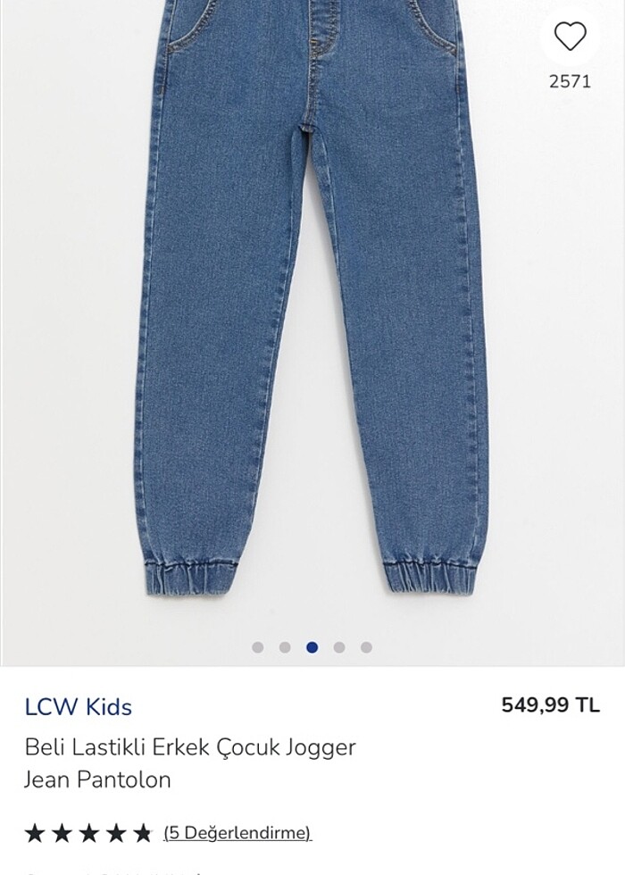 Rahat kot pantolon - Görsel 2