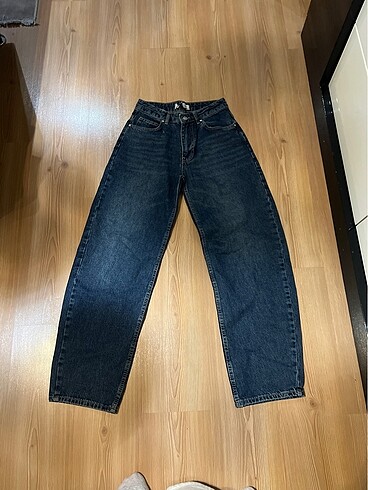 34 beden baggy model lacivert kot pantolon ????