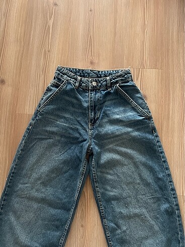 Trendyol & Milla 32 beden baggy eskitme renk kot pantolon ????