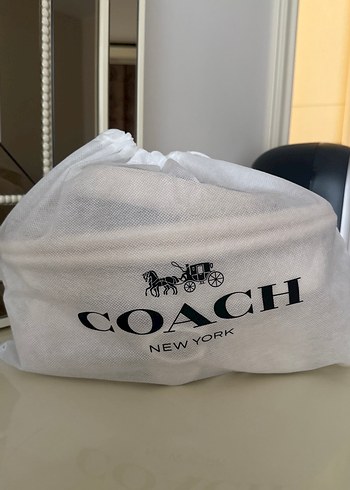 Coach Özel Butik Ürün Krem Puffer Deri Kadın Omuz Çantası - Görsel 15