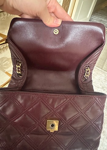 Tory Burch  Deri Zincir Detaylı Kadın Çanta - Görsel 5