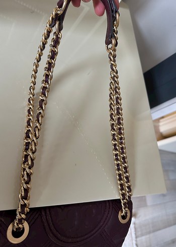 Tory Burch  Deri Zincir Detaylı Kadın Çanta - Görsel 6