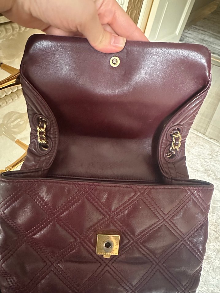 Tory Burch  Deri Zincir Detaylı Kadın Çanta - Görsel 5