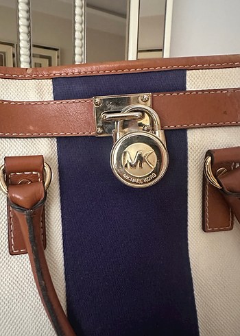 Michael Kors Hamilton Large Keten -Deri Limited Editon Çanta - Görsel 2