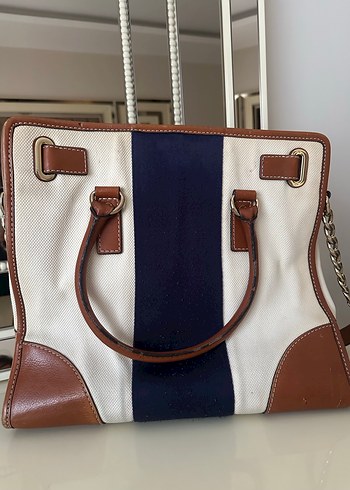 Michael Kors Hamilton Large Keten -Deri Limited Editon Çanta - Görsel 5