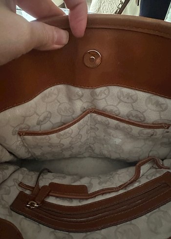 Michael Kors Hamilton Large Keten -Deri Limited Editon Çanta - Görsel 8