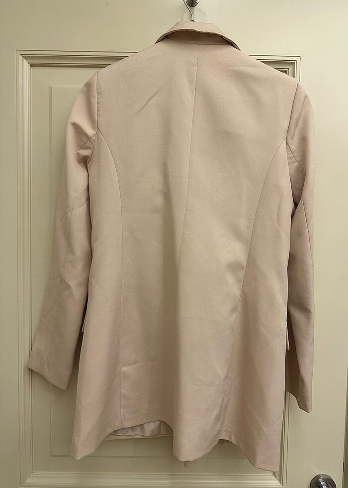 Pudra/Ten rengi Blazer Ceket - Görsel 4