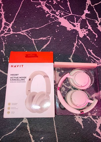 Havit H652BT Pastel Beyaz Kablosuz Kulaklık - Görsel 2