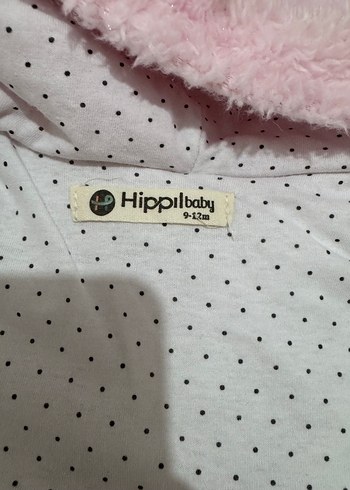 Kız Çocuk Pembe Kapüşonlu Peluş Yelek - Görsel 3