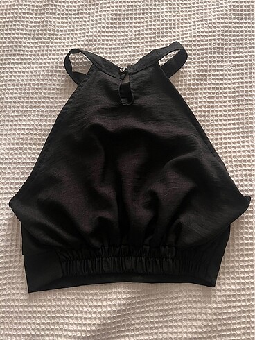 s Beden keten siyah crop